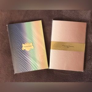 2 New Christian Lacroix Paris Notebooks Arlequin Ombre Paseo & Blush 128 Pages